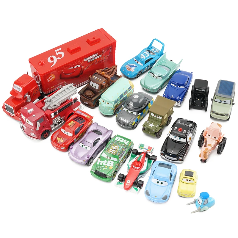 Disney Pixar Cars 2 3 Lightning McQueen набор Джексон Сторм Круз Рамирес 1:55 Литой Сплав автомобиль