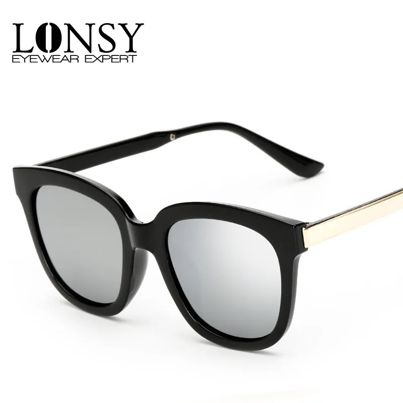 

LONSY Fashion Square Sunglasses Women Brand Designer Luxury Sun glasses For Men Cateye Female ocul Oculos De Sol Feminino