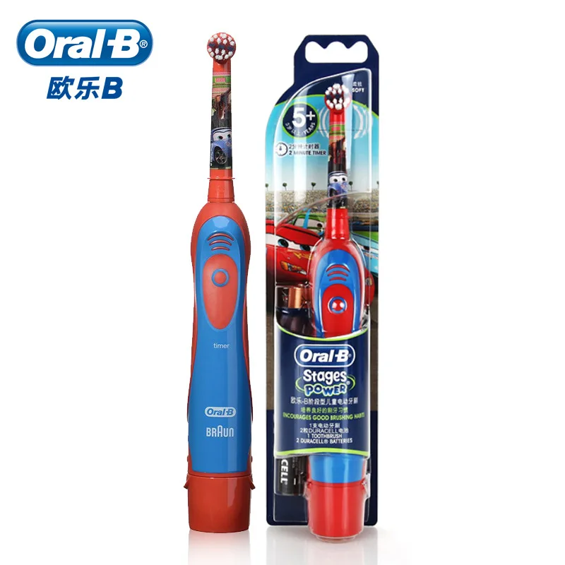 Дешево ORAL B 4510 К этапы электрическая зубная щетка Дети disney автомобили кисточки зуб Электрический для маленьких детей Электрическая зубная щётка