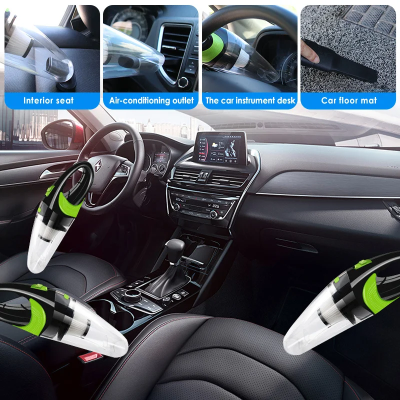 

Wireless Car Vacuum Cleaner USB Charging Line Vacuum Cleaner Car Home Wet and Dry Dual-use Vacuum Cleaner Vent Cleaner