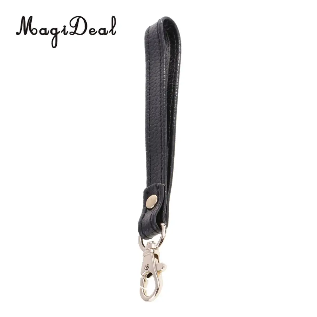 MagiDeal Simple Strap Design Genuine Leather Wristlet Wrist Bag Strap Replacements For Clutch Purse Handbags Parts