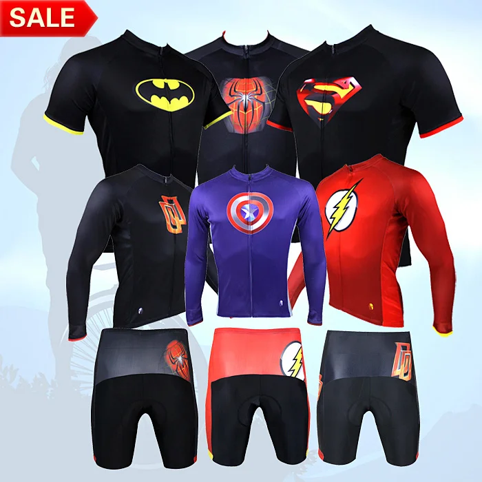 superhero bike jersey