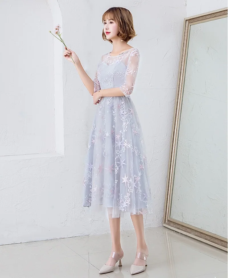 Платья подружек невесты для свадьбы Boho шикарное платье модные звезды сестры невесты женские платья для особых случаев TS1262