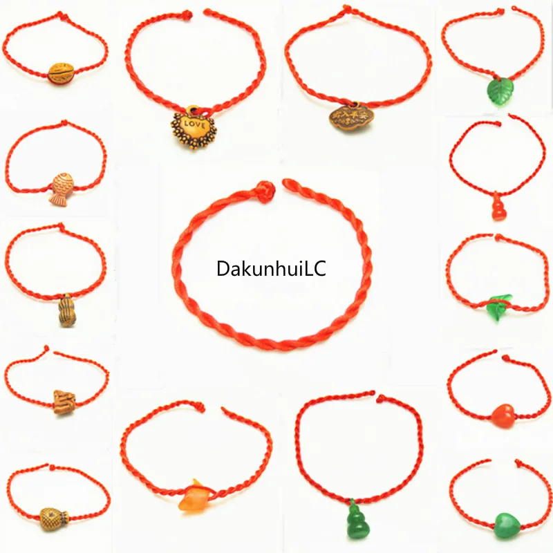 

Sale 2019 Fashion wholesale multiple styles Red Thread String Bracelet Lucky Rope Bracelet for Women Men Lover Couple Gift
