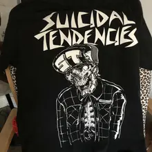 Vtg Suicidal tendency футболка с круглым вырезом модная повседневная футболка высокого качества с принтом