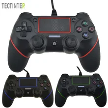 

USB Wired Controller For PS4 Playstation Dualshock Sony Gamepads Joystick Joypad Controle Multiple Vibration for PC Computer