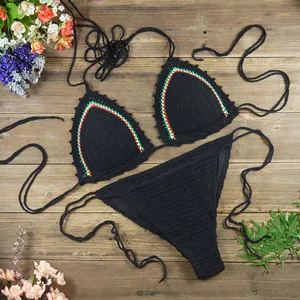 crochet lined bikini