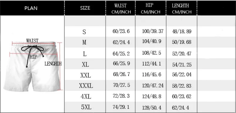 3D Print Fish Funny Womens Mens Summer Casual Trunks Beachshorts Board Shorts