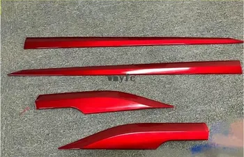 

Red ABS Chrome Trim For Toyota C-HR CHR 2016 2017 2018 Side Door Car Body Molding Cover 4pcs/set Accessories