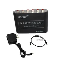 2016 NUEVA style5.1 DTS AC3 Audio Decoder SPDIF Coaxial a RCA Digital a 5.1 Amplificador decodificador Analógico con USB para PS3, reproductor de DVD
