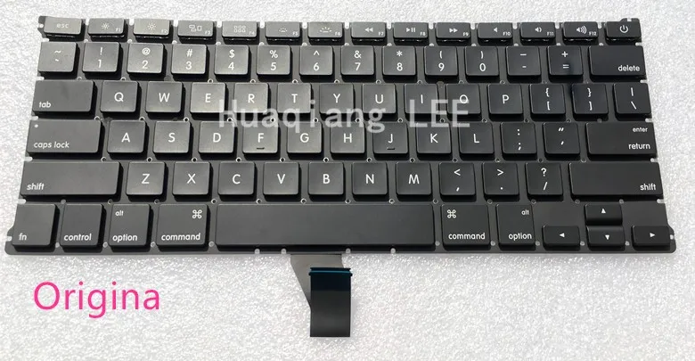 Оригинальная 95% новая клавиатура с американской раскладкой для Macbook Air 13 &quotA1466 A1369