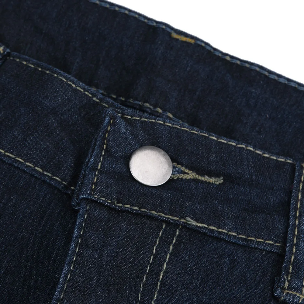 JAYCOSIN High Waist jeans Women Hole Female Bandage Denim Hole Plus Size pants Skinny Jeans Stretch Sexy Pencil Jeans hot 9717