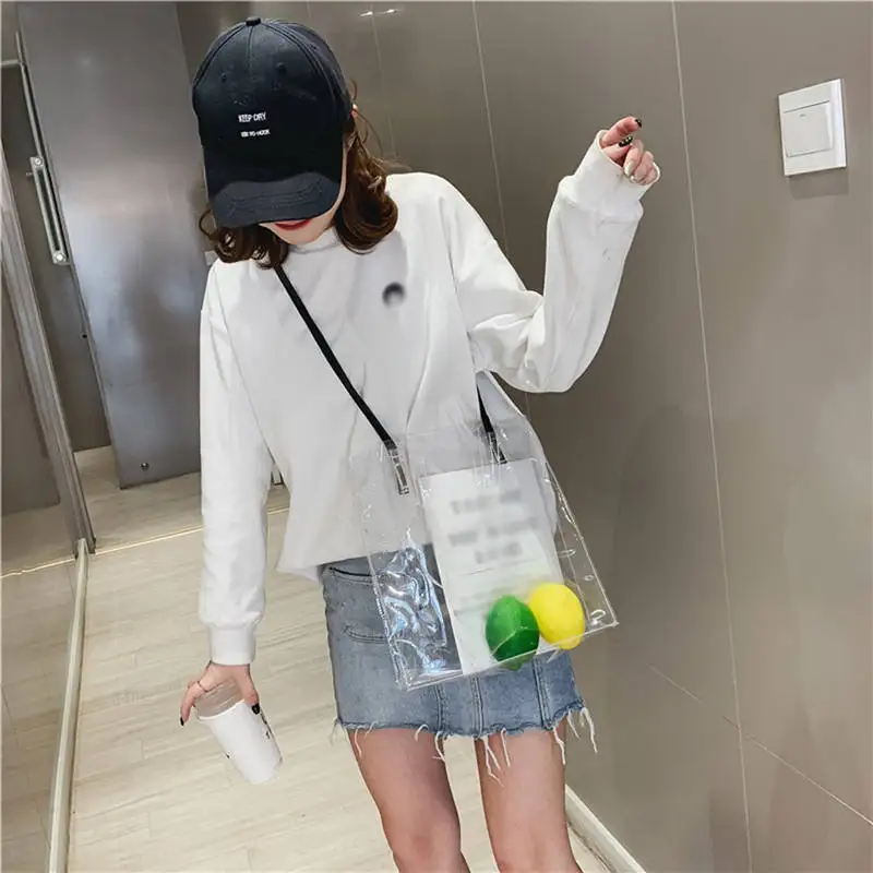 Transparent Female Shoulder Bag Crossbody Bag for Women 2019 Messenger Bags handbag women's bag bolsa feminina sac a main 40MA2905