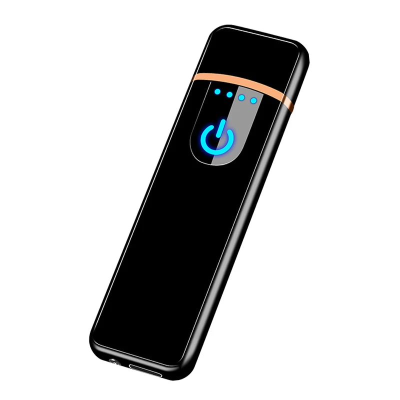MG-518 China Yanzhen Sanqiao electronic cigarette usb touch induction charging lighter windproof lighter advertising custom