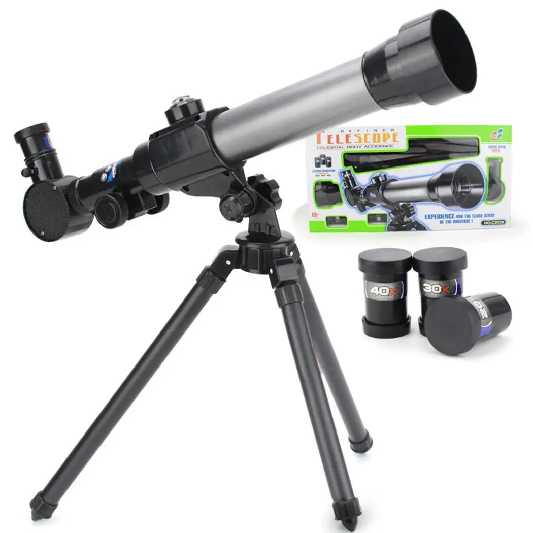 Outdoor Tool Telescope Astronomical Monocular With Tripod Refractor Spyglass Zoom For Beginner Astronomic Space Children Gift - Цвет: as picture