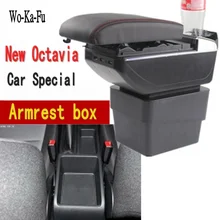 For Skoda New Octavia A7 armrest font b box b font central Store content font b