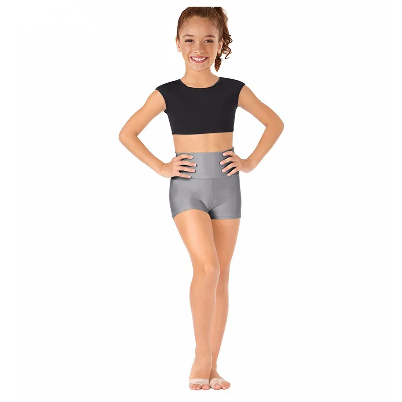Girls Ballet Shorty Short High Waisted and Super Comfy Gymnastics Dance