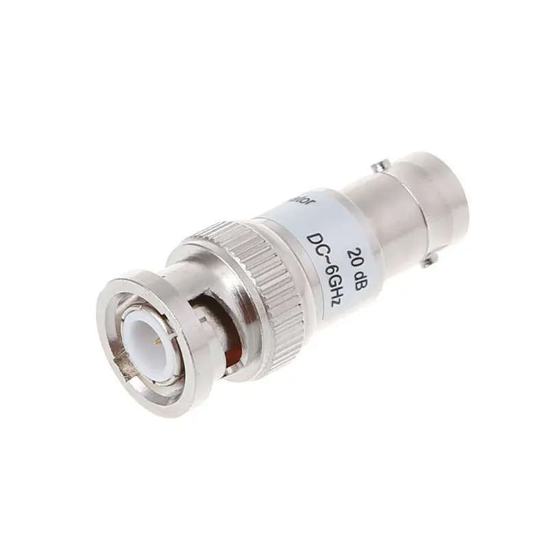 

3W BNC Coaxial RF Fixed Attenautor DC-6GHz Straight Adapter ATT:3-30dB