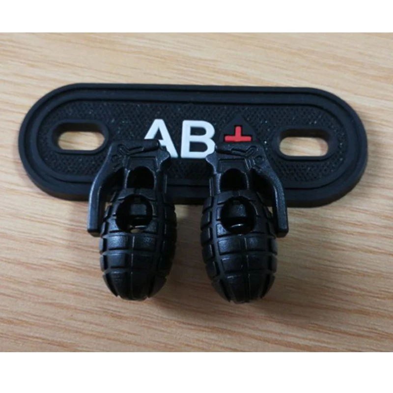 

2Pcs Plastic Toggle Spring Clasp Stop Single Hole String Cord Locks Tightening Non-slip Buckle Shoelace Clip Shoelace Buckle