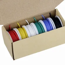 TUOFENG 20 калибра электроники провода, Цветной провода комплект 20 AWG Гибкая силиконовая провода(6 различных Цветной 7 метров катушки) 600V