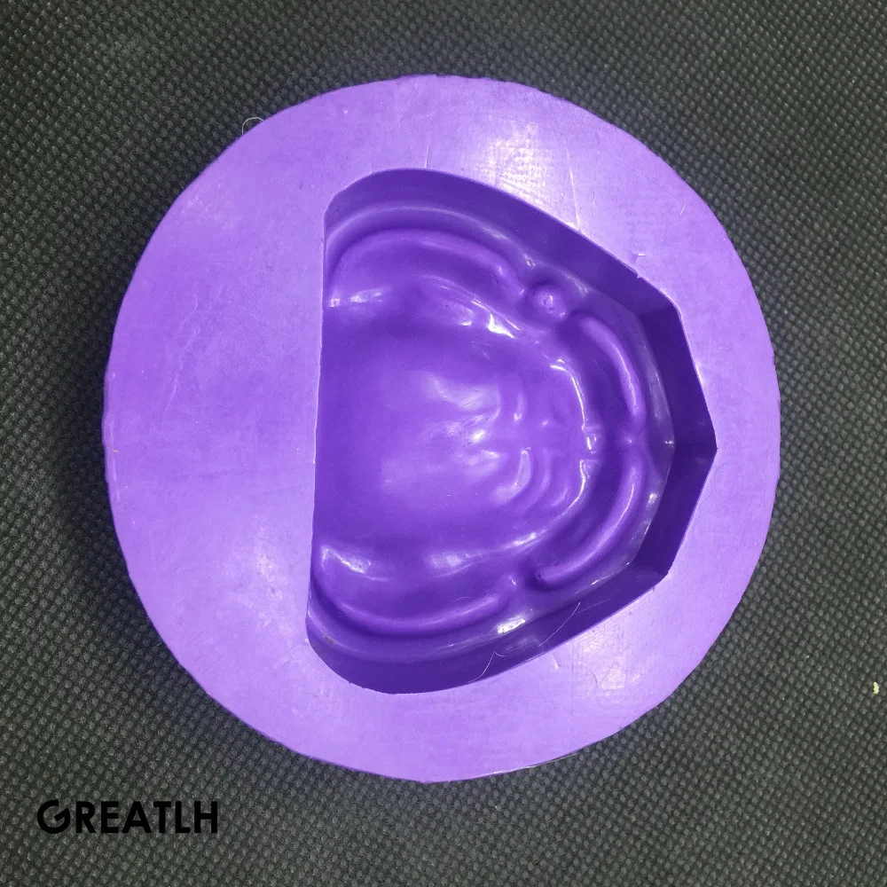 Base de Silicone Mandíbula Edentulosa Dental Modelo Completo Molde Bloco 13 High Quality Beleza e saúde