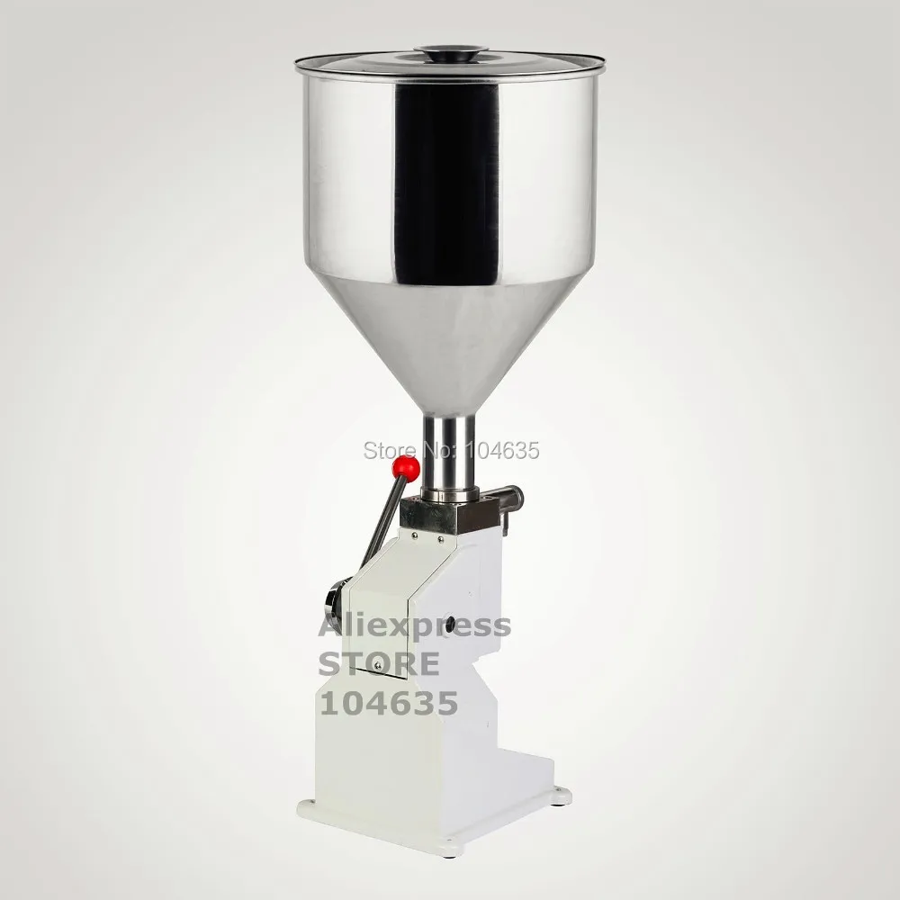 Table Manual Bottle Filling Machine 5~50ml For Cream Shampoo Cosmetic Lipstick Lipgloss Honey Liquid Filler