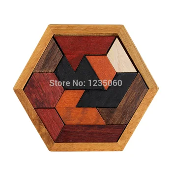 

Party Prop Twelve board jigsaw puzzle unlock props finish the Tangram puzzles to open the lock Real-life escape room game props