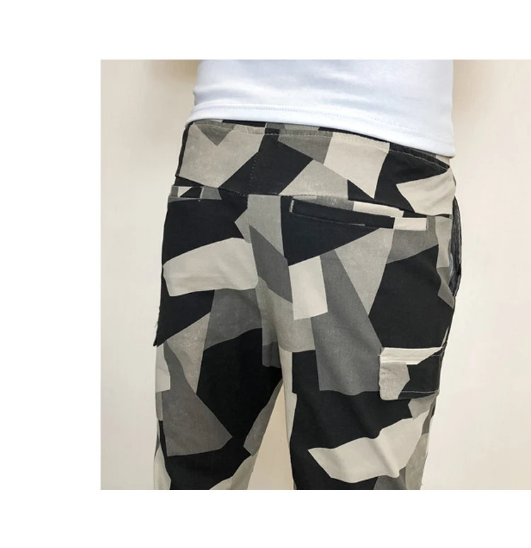 Casual Joggers Pants Male Fashions Vintage Sweatpants Men Streetwear Irregular Fragmentation Harem Pants Men Pantalon Homme