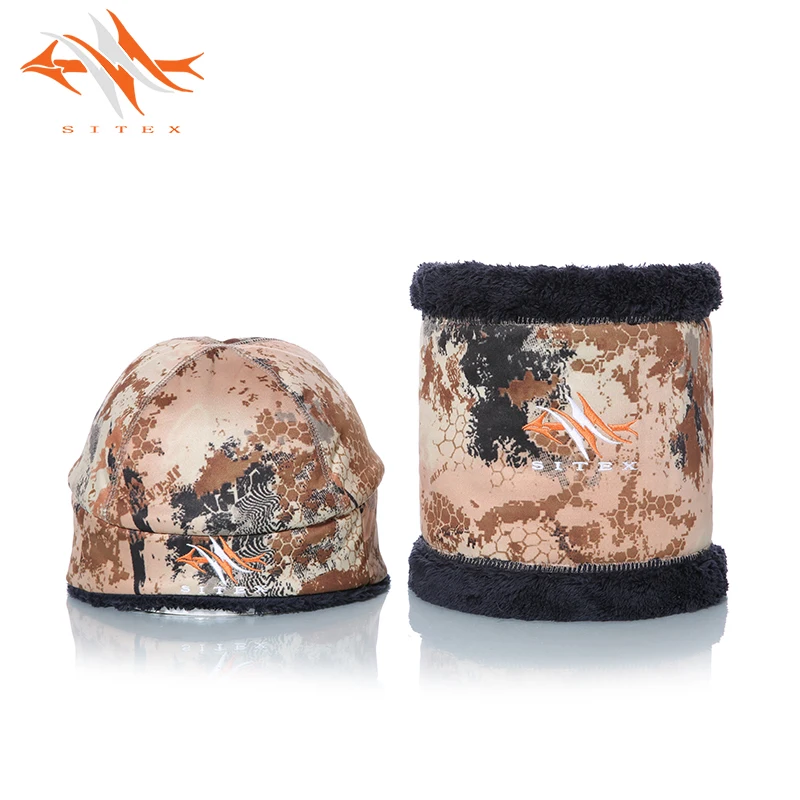 2018 sitex комплект шапка и маска открытой местности Blizzard Beanie водоплавающих птиц