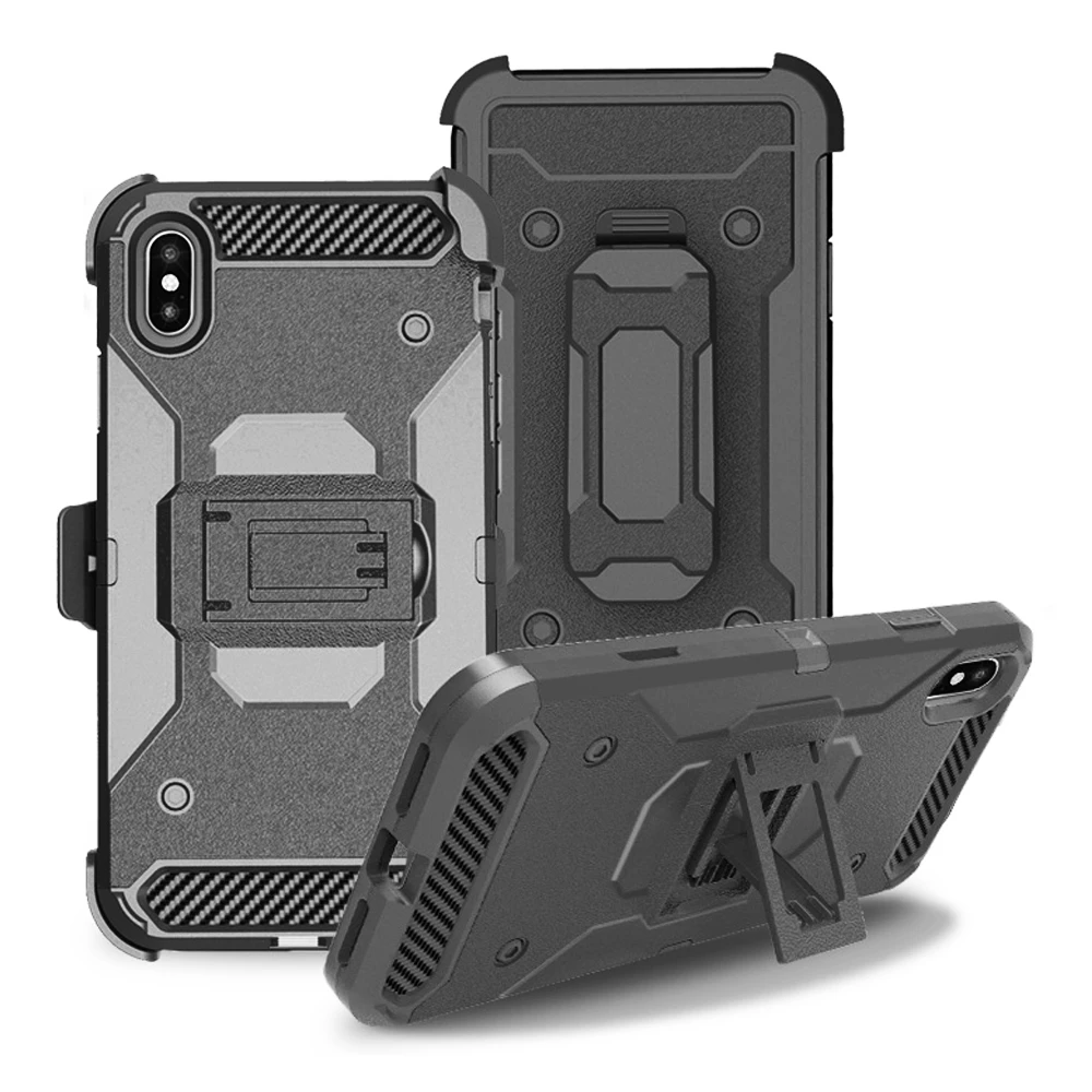 

Rugged Military Holster Case for iPhone X XR Xs Max Belt Clip Holster Case for iPhone 8 7 6 6S Plus 5 5S SE Ultra Tough Cover