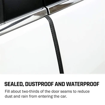 

Scratch Sealing Moulding Strip Waterproof Anti-corrosion Black Weatherstrip