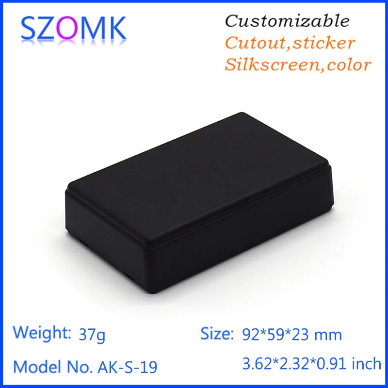 plastic enclosure for electronics control box szomk diy enclosure junction box plastic housing small abs instrument enclosure distribution box black plastic box enclosure electronics case   (7).jpg
