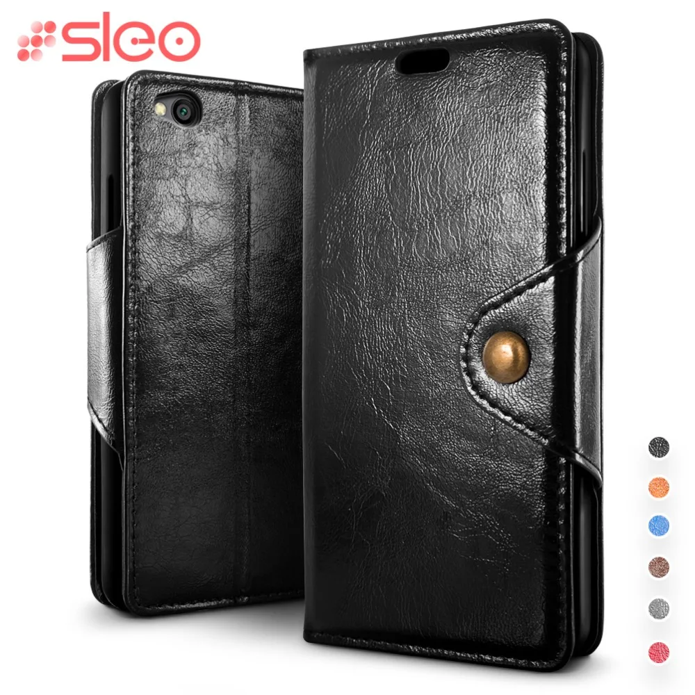 Чехол SLEO для Xiaomi Redmi Go роскошный чехол-книжка из искусственной кожи чехол-кошелек