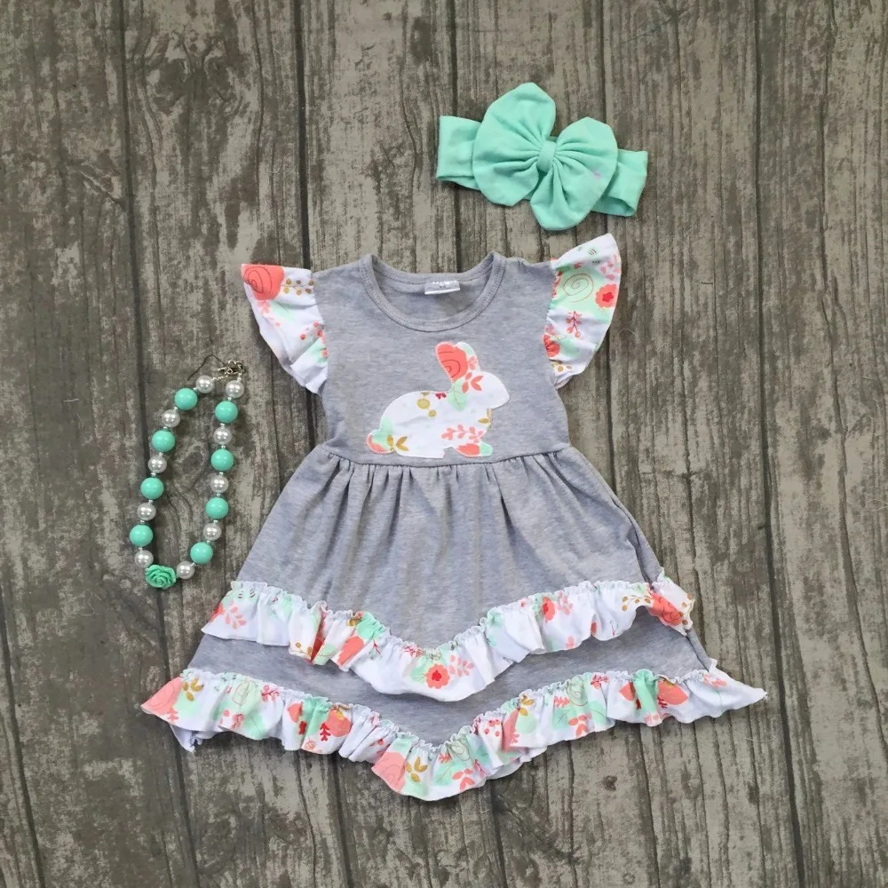 girls easter party dress boutique clothing children girls Bunny dress