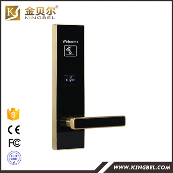 

High quality Electronic RFID Keyless Card Hotel Door Lock with access control software