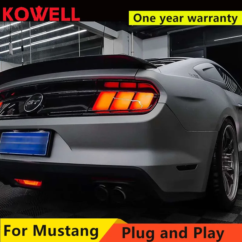 

Car styling for Ford Mustang taillights LED Taillight 2015-2018 mustang US version Tail light with Dynamic turn signal