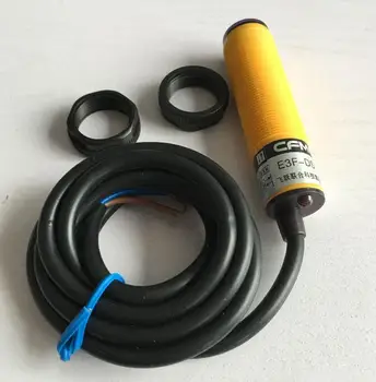 

5PCS photoelectric switch E3F-DS10Y2 90-250VAC 10cm Sensor M18 NC 2 Wires diffuse reflection