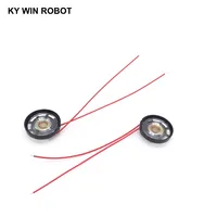 2pcs הרבה 2pcs / הרבה חדש דק צעצוע ברכב צופר 32 אוהם 0.25 ואט 0.25W 32R הדובר קוטר 27mm 2.7CM עם חוט (5)