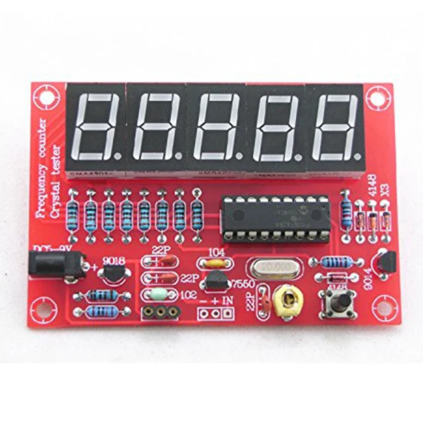 

THGS DIY Kits 1Hz-50MHz Crystal Oscillator Frequency Counter Meter