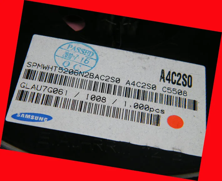 SMD СВЕТОДИОДНЫЙ ламповый бисер LG 5252 0,5 w 2,8-3,2 v 150ma 6000-6500 K натуральный белый для LG ТВ ПОДСВЕТКА, прожекторы, потолочная лампа