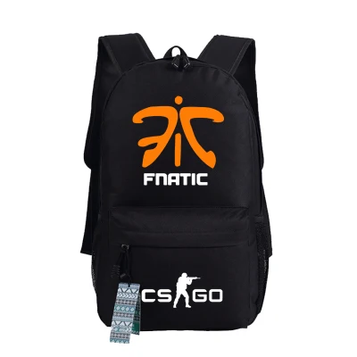 Мужчины Женщины Мальчики Девочки Унисекс Fnatic Virtus. pro Dota 2 CS CSGO Печатных Рюкзак Сумка Холст Школа Книга Сумки Модный Путешествовать Спорт Уличный Кемпинг - Цвет: Style 1