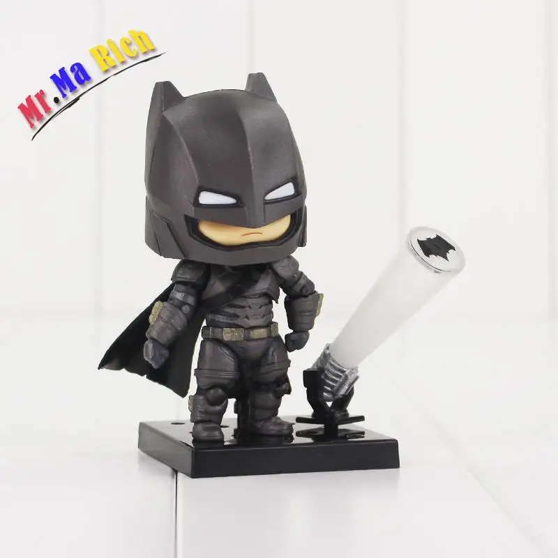 

9 Cm Batman Justice Edition Action Figure Nendoroid 628 The Dark Knight Con La Luce Di Simbolo Q Versione Del Modello Giocattolo