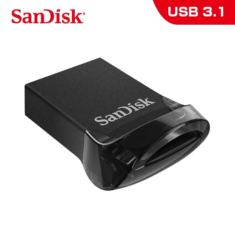 Флеш-накопитель SanDisk FIT USB 3,1, 128 ГБ, 64 ГБ, 32 ГБ, 16 ГБ, 3,0 МБ, Bultra, флеш-накопитель USB, U, флеш-накопитель