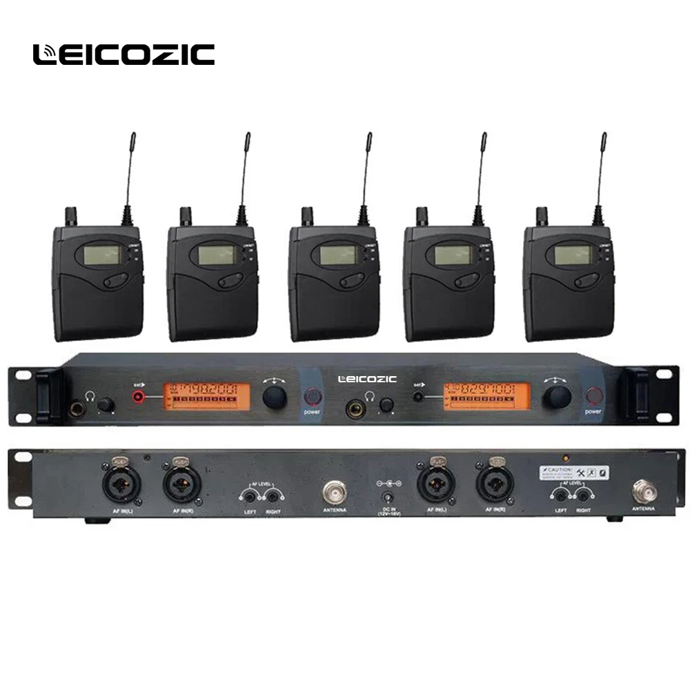 Leicozic BK-2050 IEM In Ear Monitor System with 5