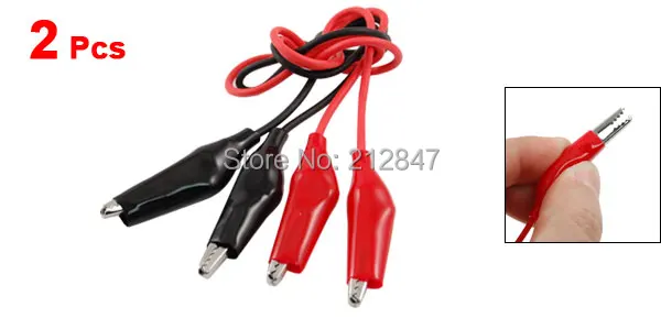 Double-ended Test Leads Alligator   Clip Jumper Wire 40cm