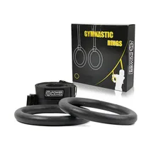 32 мм ABS Профессиональные гимнастические кольца подтягивания упражнения фитнес Кроссфит тренажерный зал кольца тренировки мышц регулируемые пряжки ремни