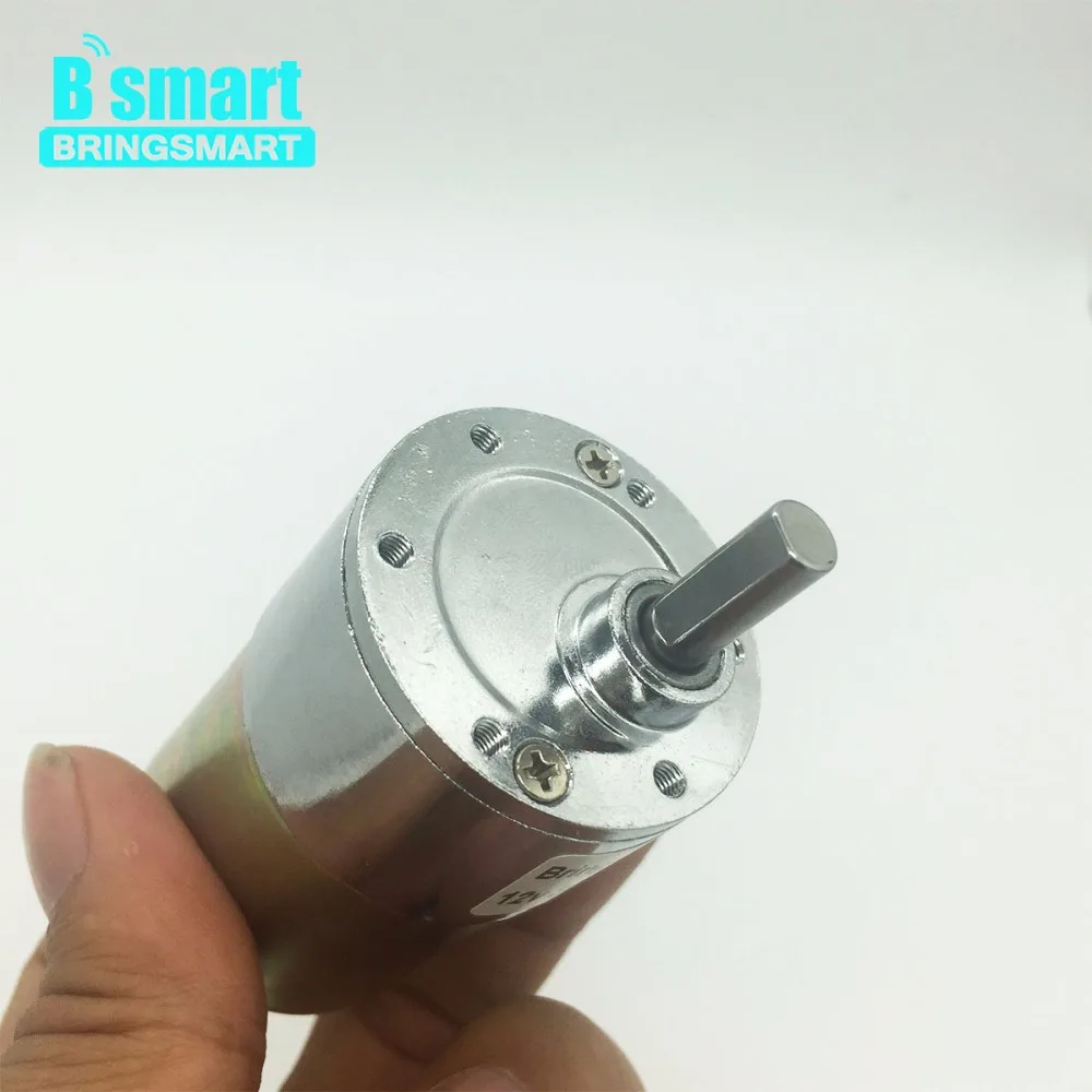 

Bringsmart 37GB520 Dc Motors 24V Gearbox Motor High Quality Reversible 12V Mini Dc Motor Metal Gears Brush Electric Motor