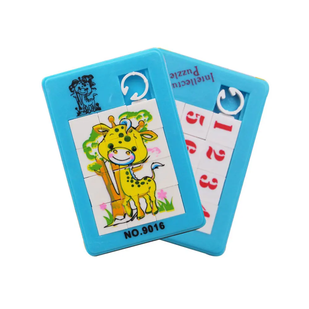 

Plastic Sliding Puzzle Animal Puzzle Cartoon Toys Animal New Jigsaw Novelty Funny