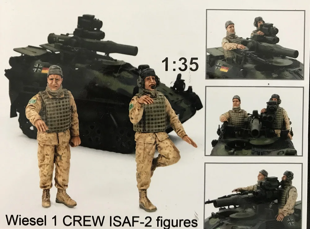 

1/35 Scale Unpainted Resin Figure Modern Soldier (not contian Wiesel )