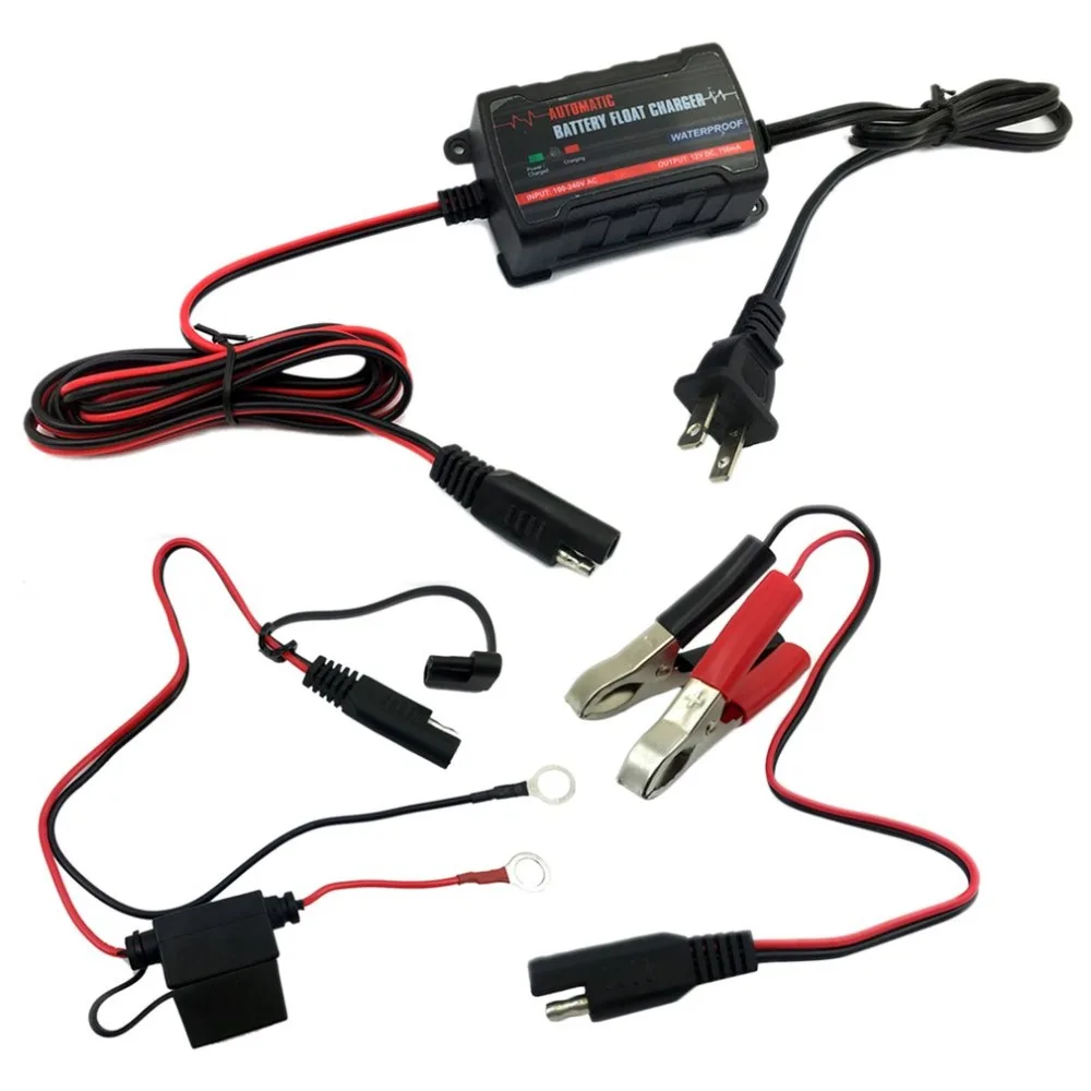 

6V 12V Automatic Car Battery Float Trickle Charger Multi-purpose LED indicator Battery Float Charger For Car Motorcycles